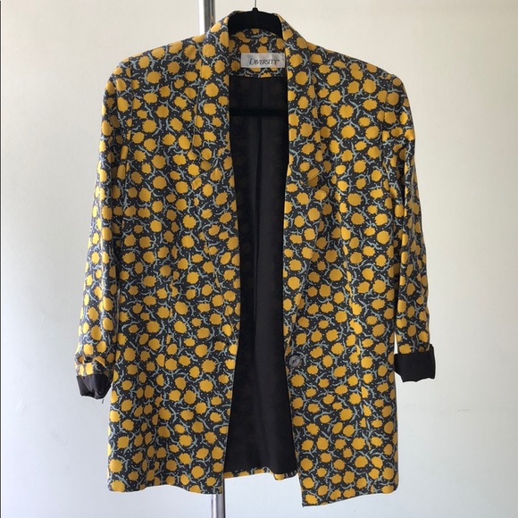 Diversity Jackets & Blazers - Dandelion Print Blazer 80’s / 90’s